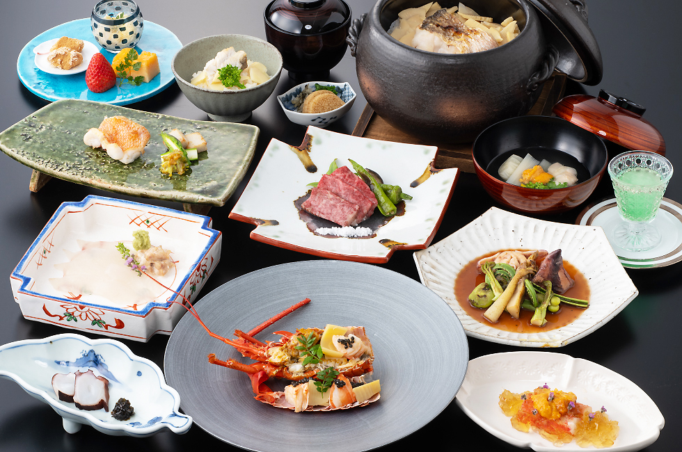 35000円月替わり懐石コース